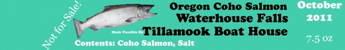 Nevada Brekke salmon label